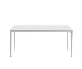 B&B Italia Mirto Outdoor Konsole 150x45 cm mit Tischplatte aus Aluminium oder Iroko ohne Hintergrund