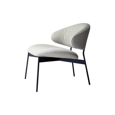 more LUZ upholstered armchair