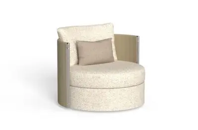 Talenti GEORGE fauteuil lounge Ø 86 cm • coussins inclus