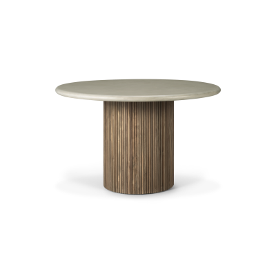 Ethnicraft ROLLER MAX Esstisch Outdoor • Teakholz/Beton