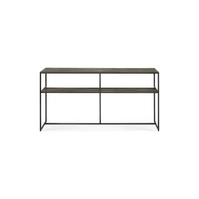 Ethnicraft PENTAGON console | Lava Whisky - 150 × 40 × 75 cm