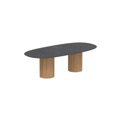 Royal Botania Regaliz table de jardin super-ellipse • 250 x 120 cm