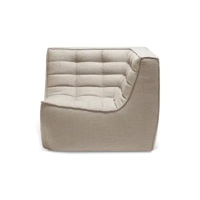 Ethnicraft N701 canapé | canapé d'angle carré