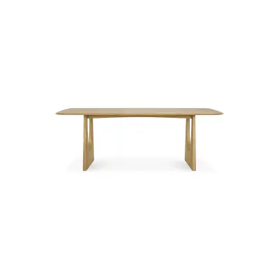Ethnicraft GEOMETRIC table à manger | rectangulaire - différentes tailles
