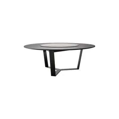 more PERO Tisch | rund mit eingelassener Lazy Susan