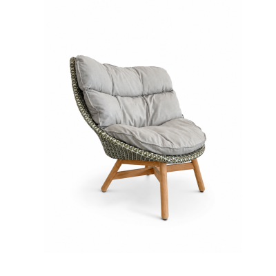 DEDON MBRACE Loungesessel Hochlehner • Teakholzgestell | 15% Outletrabatt - Alloro