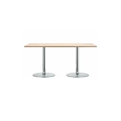 THONET table à colonnes rectangulaire • programme S 1124