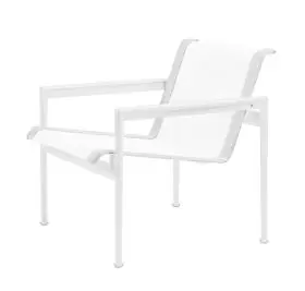 Knoll Studio 1966 Collection Lounge Sessel in Weiß ohne Hintergrund