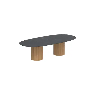 Royal Botania Regaliz Low Dining super-ellipse • 250 x 120 cm