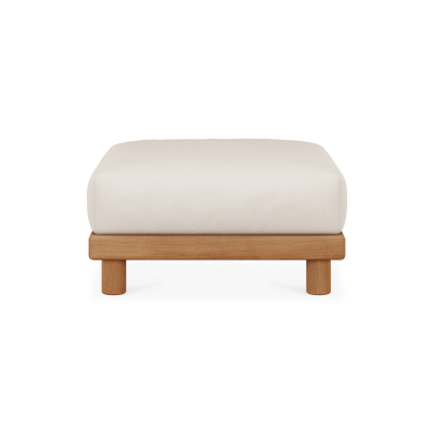 Ethnicraft - MONOCLE Fußhocker - Outdoor