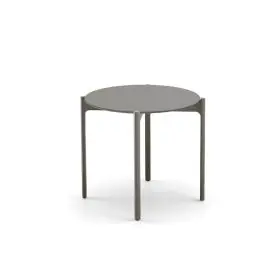 Dedon Izon Beistelltisch 54.5 cm in Grau ohne Hintergrund