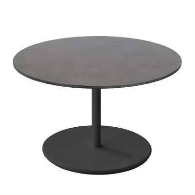 Cane-line Go Loungetisch | Gestell Ø 60, mit HPL-Platte Ø 90 cm