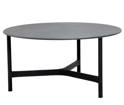 Cane-line Twist table basse Lava Grey Ø 90 cm - remise outlet de 30 %