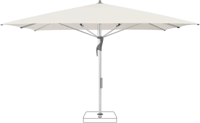 Glatz Sonnenschirm Fortello LED 400 × 300 cm - Stoffklasse 2 | 4 | 5