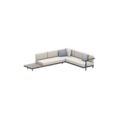 Royal Botania Alura Lounge • Ecksofa 10 • mit Ablage • 325 cm