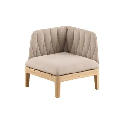 Royal Botania Calypso élément d'angle lounge • fauteuil