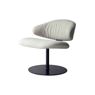more LUZ upholstered swivel chair