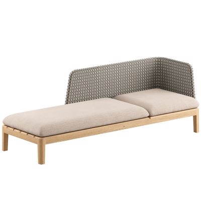 Royal Botania Calypso Lounge Chaiselongue mit Rückenlehne
