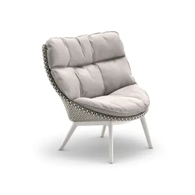 DEDON MBRACE Loungesessel Hochlehner • Aluminiumgestell