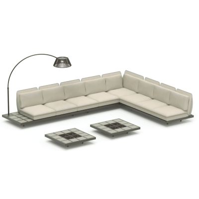 Royal Botania Lounge Set Mozaix 02 Aluminium inkl. Kissenset Kategorie B