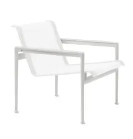 Knoll Studio 1966 Collection Lounge Sessel in Weiß ohne Hintergrund