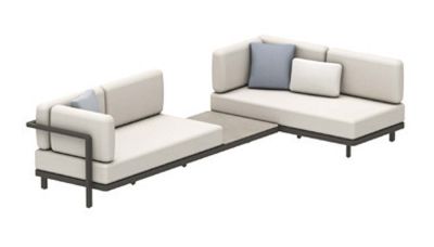 Royal Botania Red Label • Alura Lounge Ecksofa 13 • mit Ablagefläche • 330 × 165 cm rechts/links