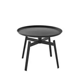 B&B Italia Husk Outdoor Beistelltisch in Schwarz ohne Hintergrund
