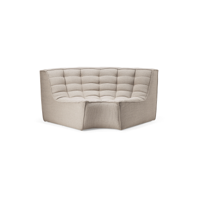 Ethnicraft N701 Modulsofa | Eckmodul rund 90°