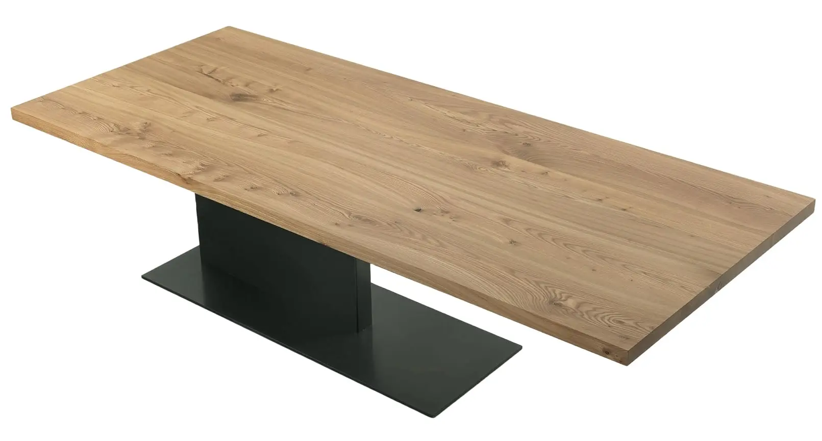RIVA1920 Liam Iron table en bois massif • piètement en fer • différentes tailles