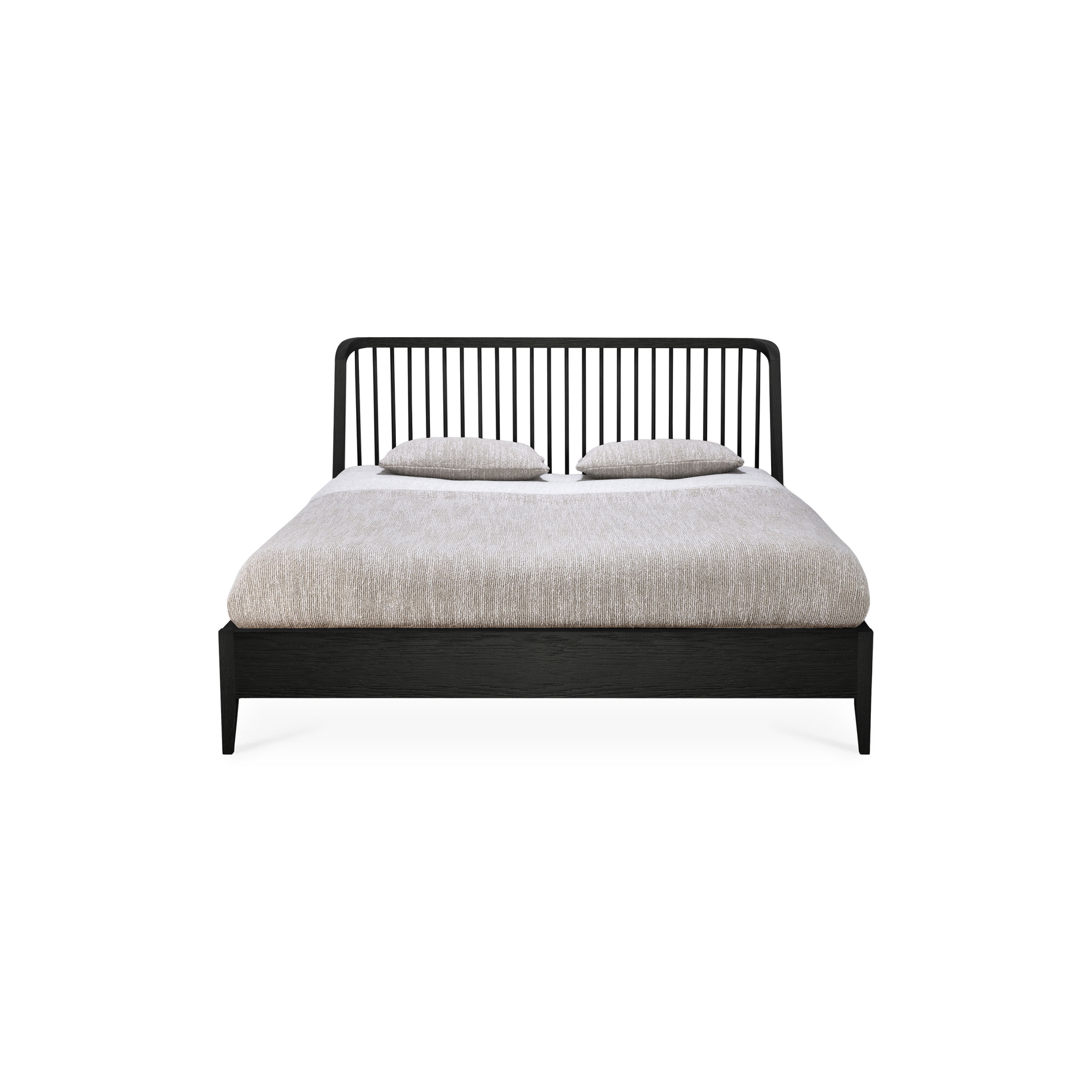 Ethnicraft SPINDLE Betten | Eiche Schwarz